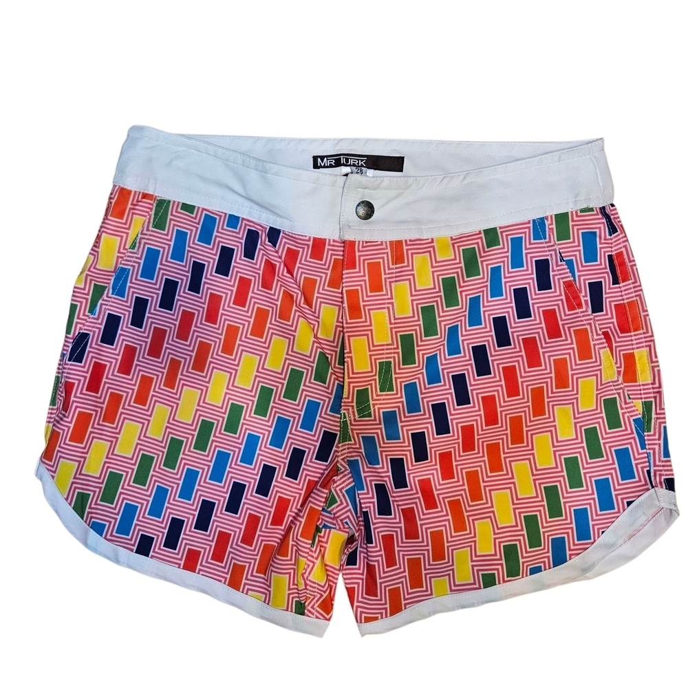 Mr. Turk Surfside Board Short Men's Swimsuit Size 28 / XS - Picture 2 of 7